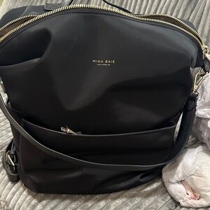 Mina Baie Elegant Black Baby Bag